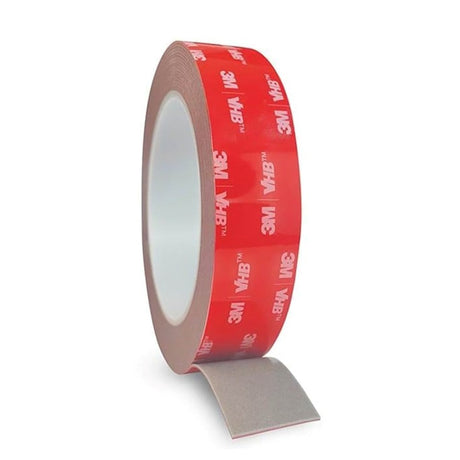 Light Solutions - 3M VHB Dobbeltklebende Tape - 25mm bred - 5m - Gjennomsiktig