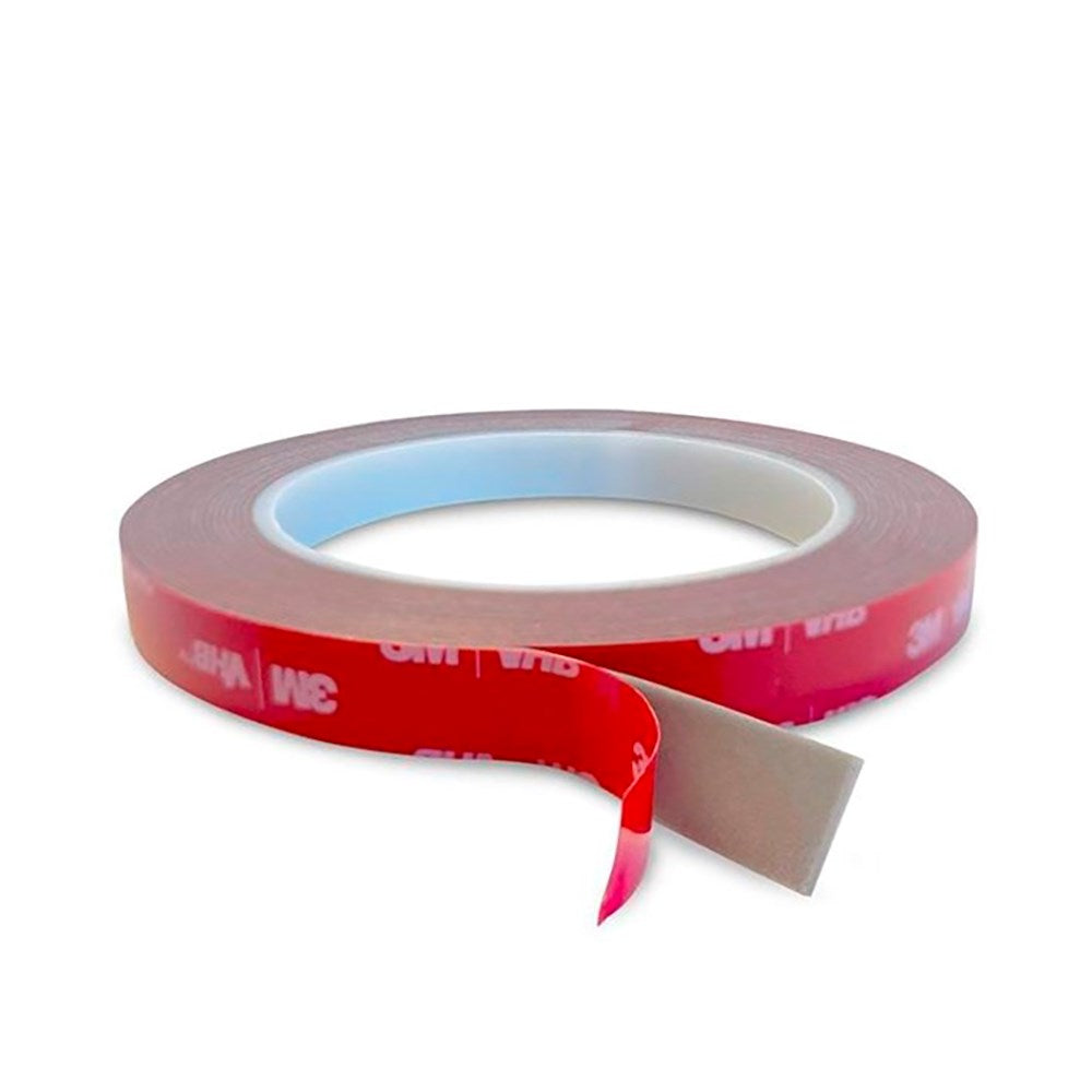 Light Solutions - 3M VHB Dobbeltklebende Tape - 12mm bred - 5m - Gjennomsiktig