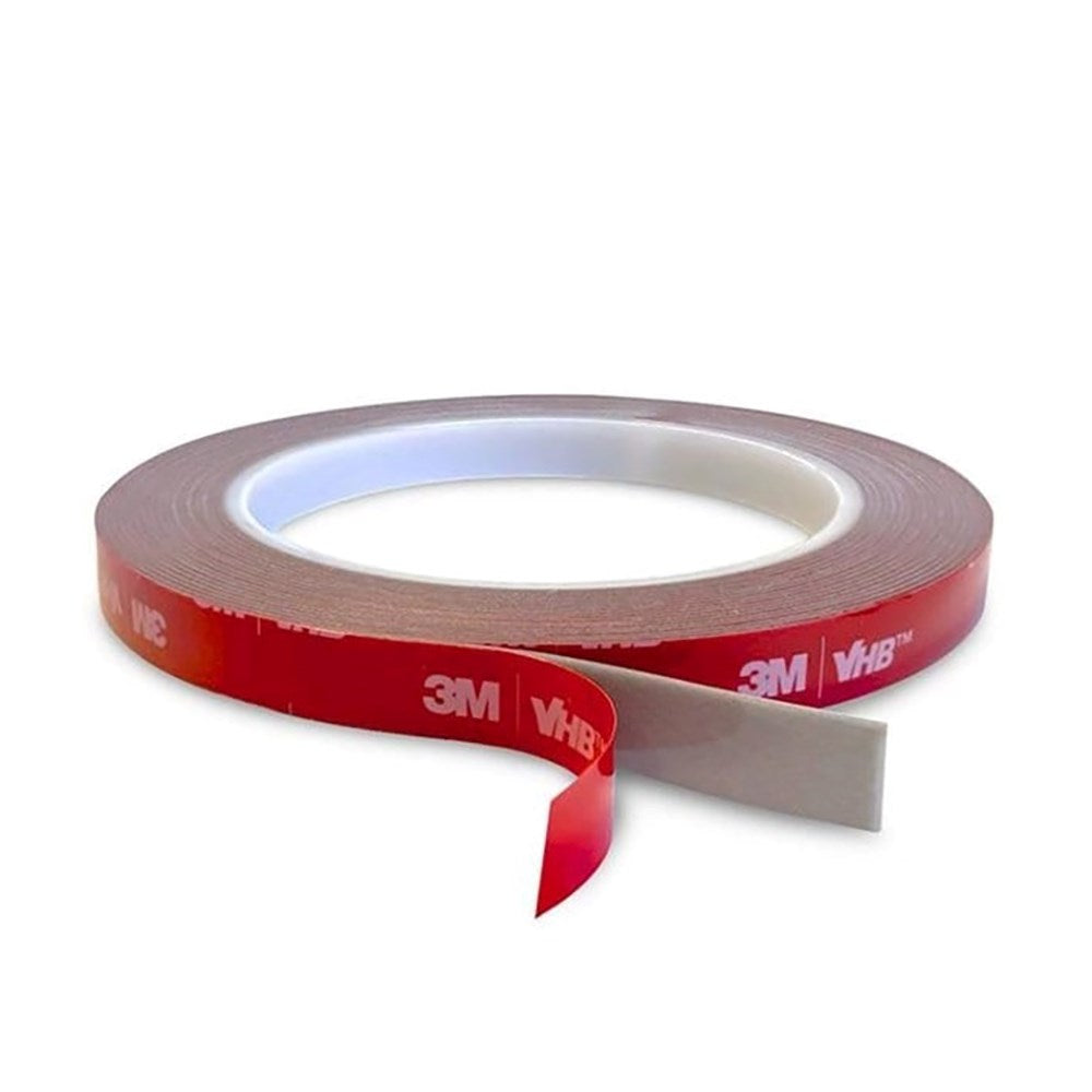 Light Solutions - 3M VHB Dobbeltklebende Tape - 10mm bred - 5m - Gjennomsiktig