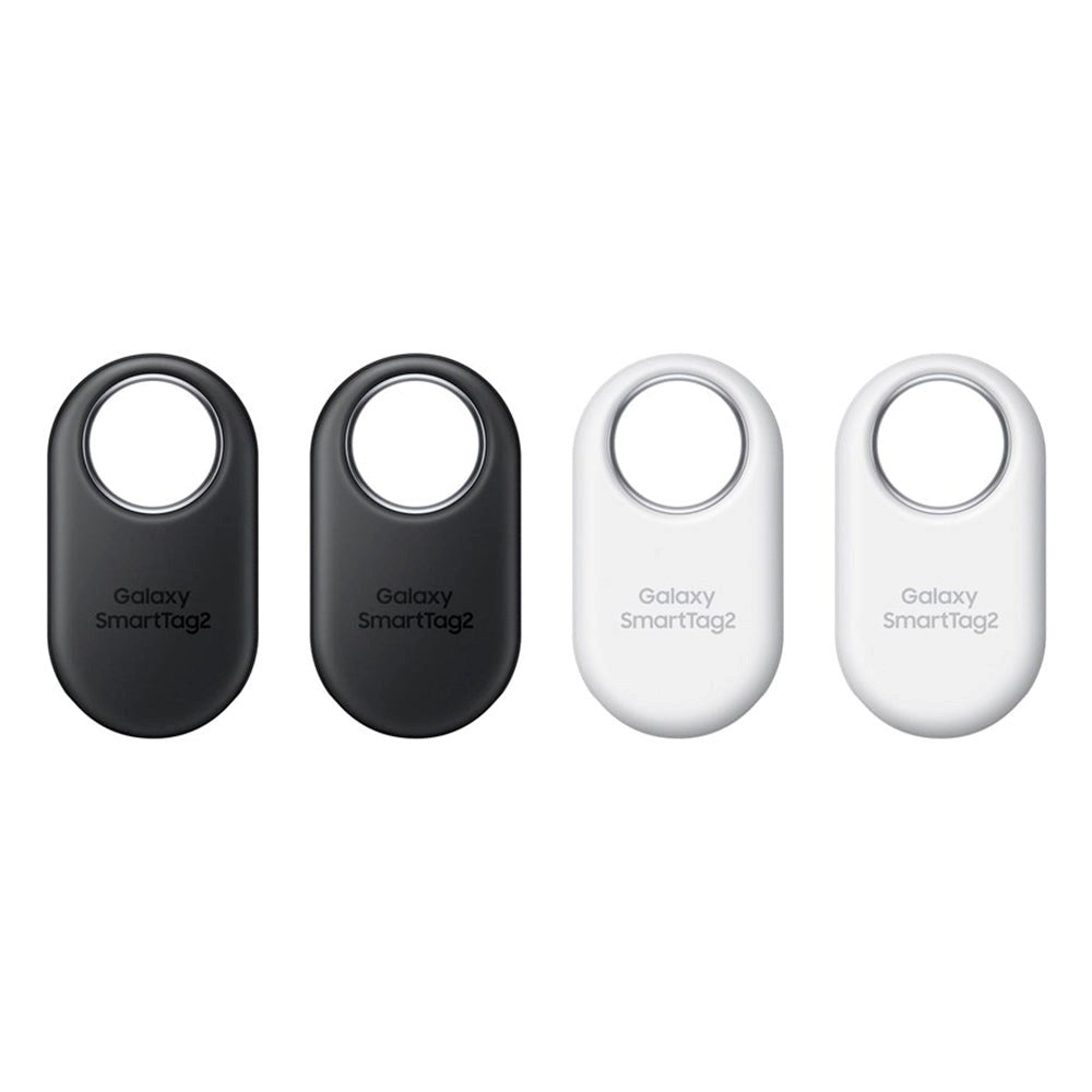 Original Samsung Galaxy SmartTag2 - 4-Pack - Svart / Vit