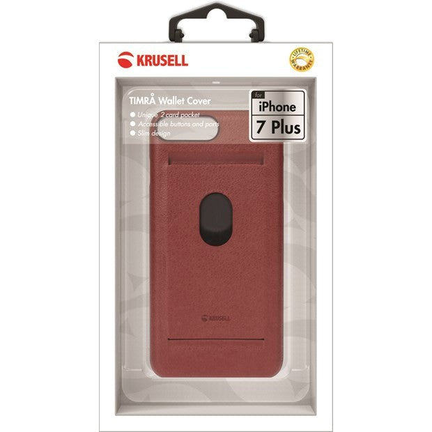 Krusell Timraa Deksel iPhone 8 Plus / 7 Plus - Rust