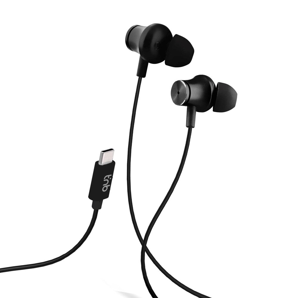 T'NB USB-C In-Ear Hodetelefoner - ANC - Svart
