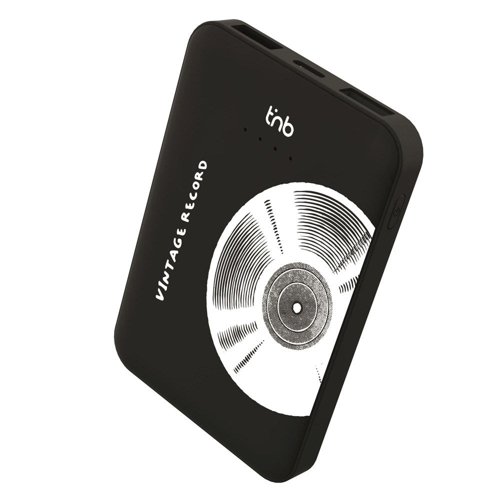 T'NB Powerbank 5000 mAh - 20W - 2 x USB-A - 1 x USB-C - Vinyldesign