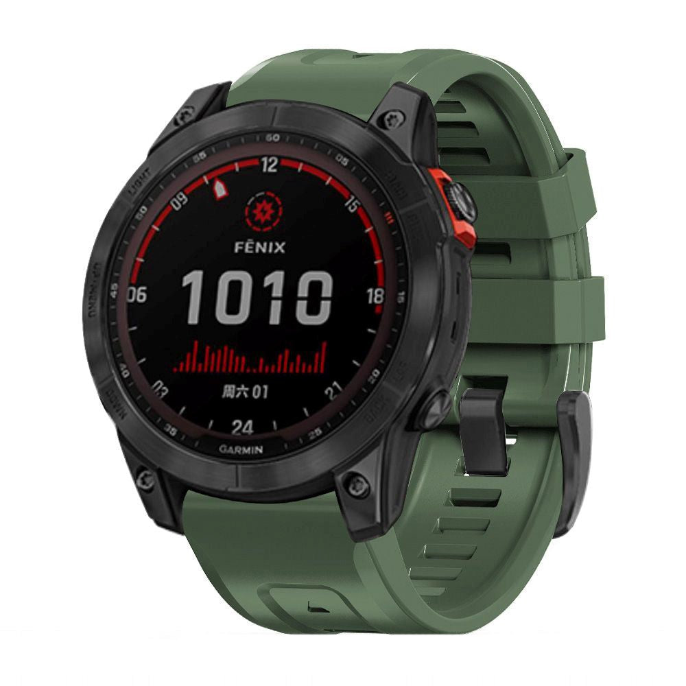 Universal Garmin 26mm QuickFit Tech-Protect Icon Band Stropp - Mørk Grønn