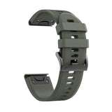 Universal Garmin 22mm QuickFit Tech-Protect Smooth Stropp - Mørk Grønn