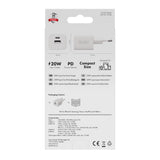 X2O 20W Vegglader m. 1x USB-A & 1x USB-C - Hvit