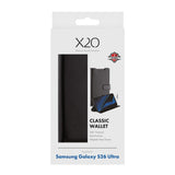 Samsung Galaxy S26 Ultra X2O Classic Wallet Flip Deksel - Svart