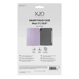 iPad 11" (2026 / 2025) / 10.9" (2024 / 2022) X2O Smart Folio Flip Deksel - Lilla