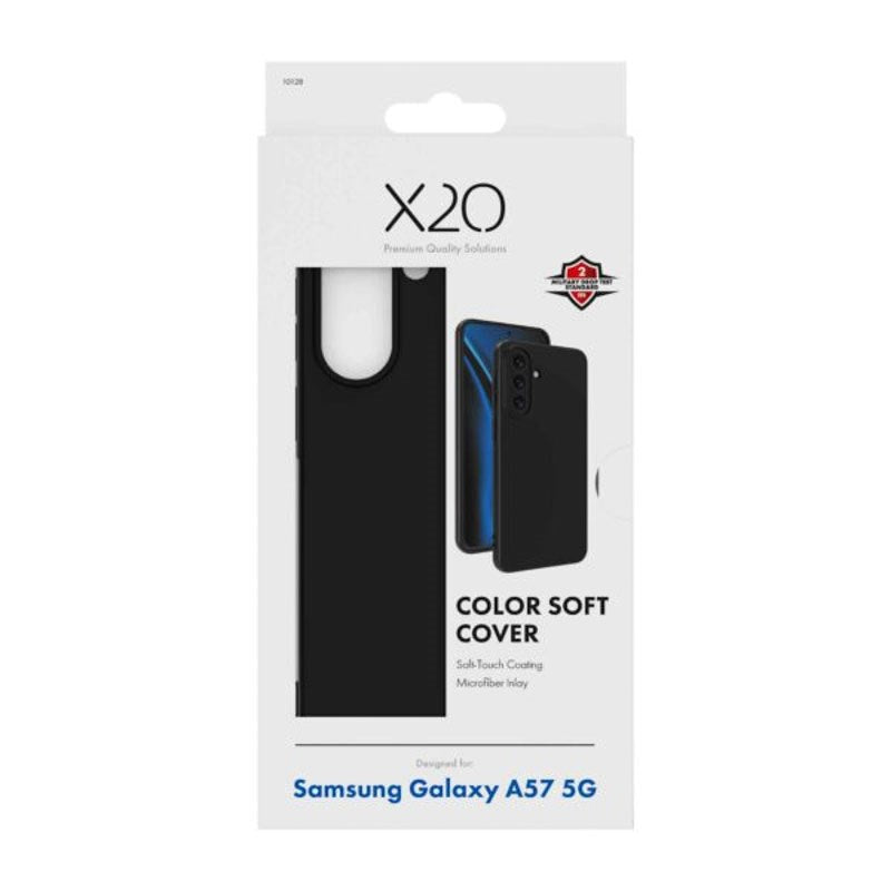 Samsung Galaxy A57 X2O Color Soft Deksel - Svart