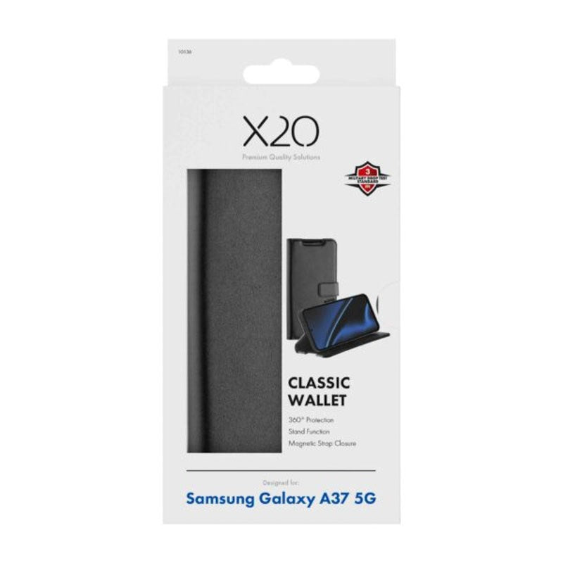 Samsung Galaxy A37 X2O Classic Wallet Flip Deksel - Svart