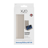 Samsung Galaxy A37 X2O Classic Wallet Flip Deksel - Beige