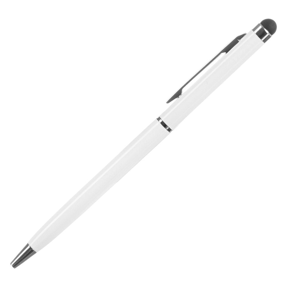 Hurtel Stylus Touch Pen med Kulepenn - Hvit