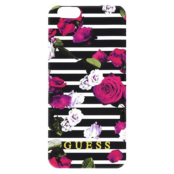 Guess iPhone 6/6s Spring Fleksibelt Deksel Stripes Rose