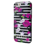 Guess iPhone 6/6s Spring Fleksibelt Deksel Stripes Rose