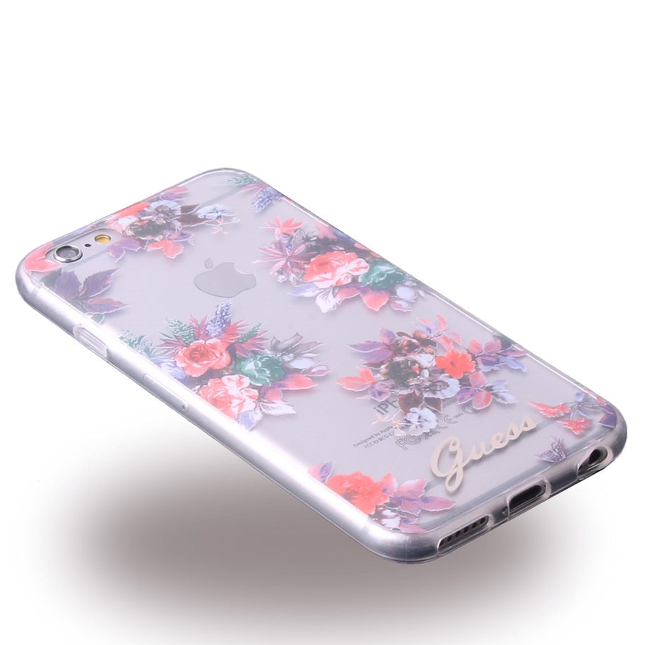 Guess iPhone 6/6s Blossom TPU Deksel Flower Transparent