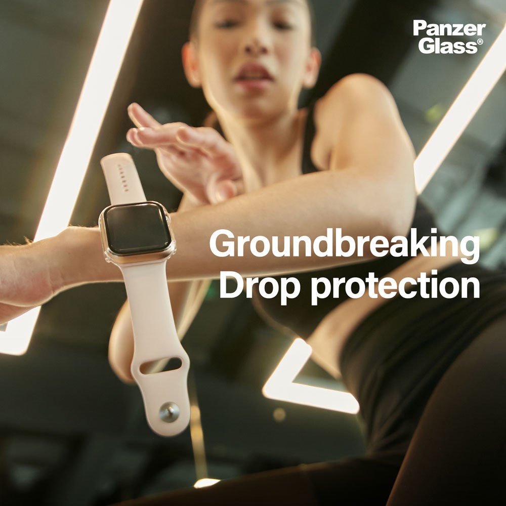 PanzerGlass Apple Watch Ultra 3/2/1 (49mm) Snappie Full Body Slim Deksel med Innebygd Skjermbeskytter - Gjennomsiktig