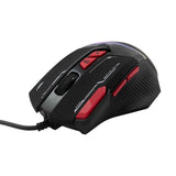 Baracuda MANTA Gaming Mus - 8D / 12800 DPI - Svart