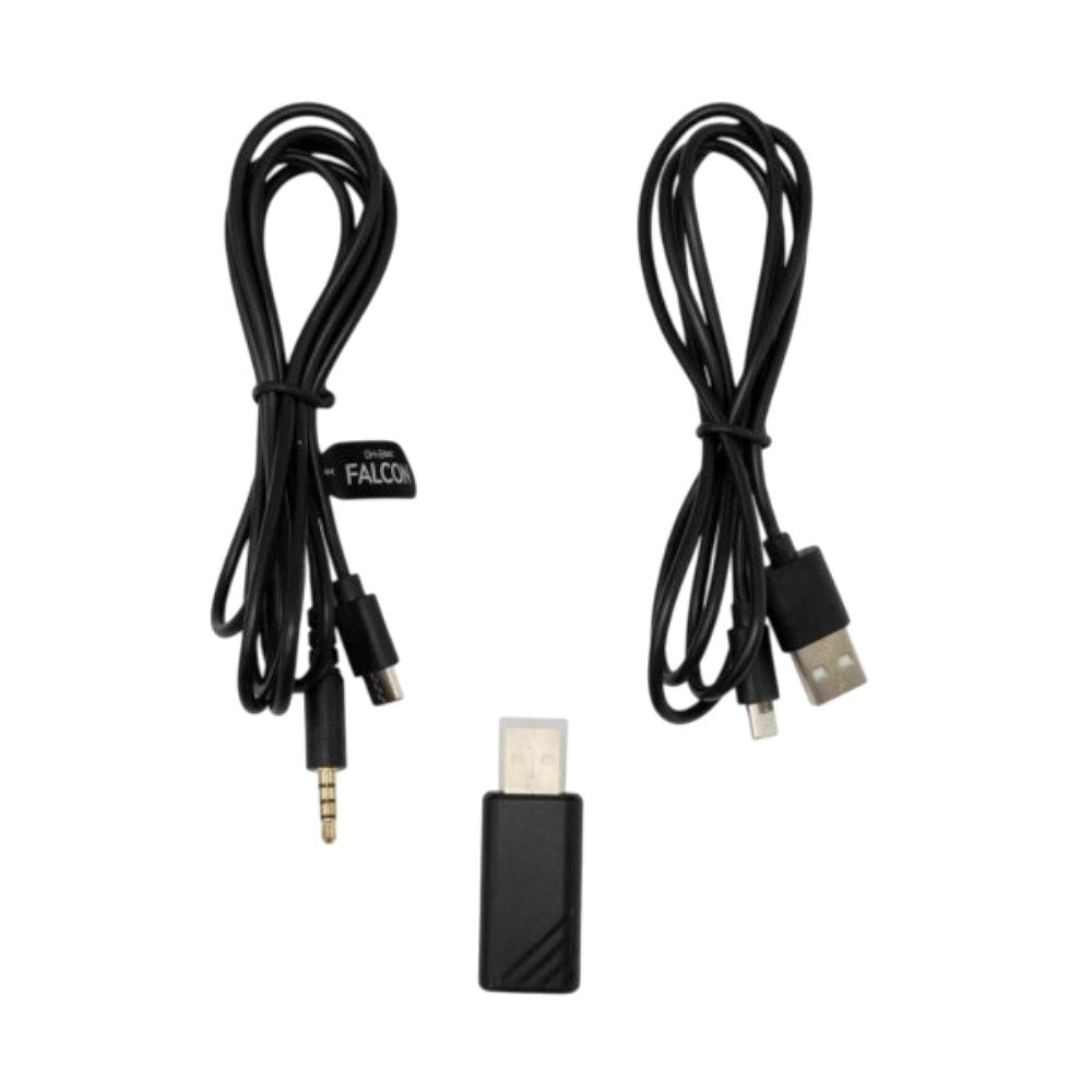 White Shark On-Ear Trådløse Spillhodetelefoner med Mikrofon - Svart