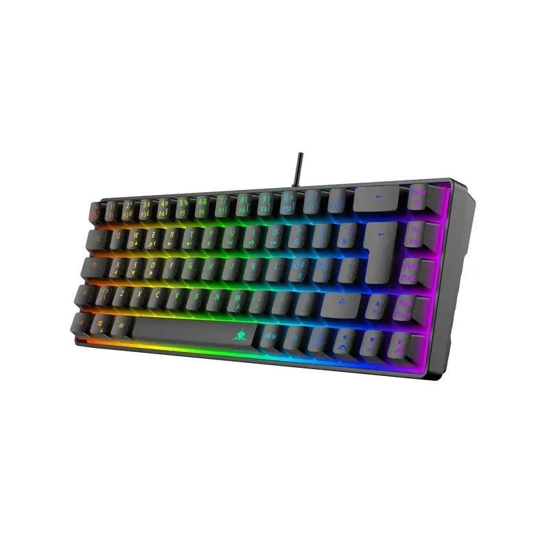White Shark RONIN Kablet Gamingtastatur – Nordisk Layout – Svart
