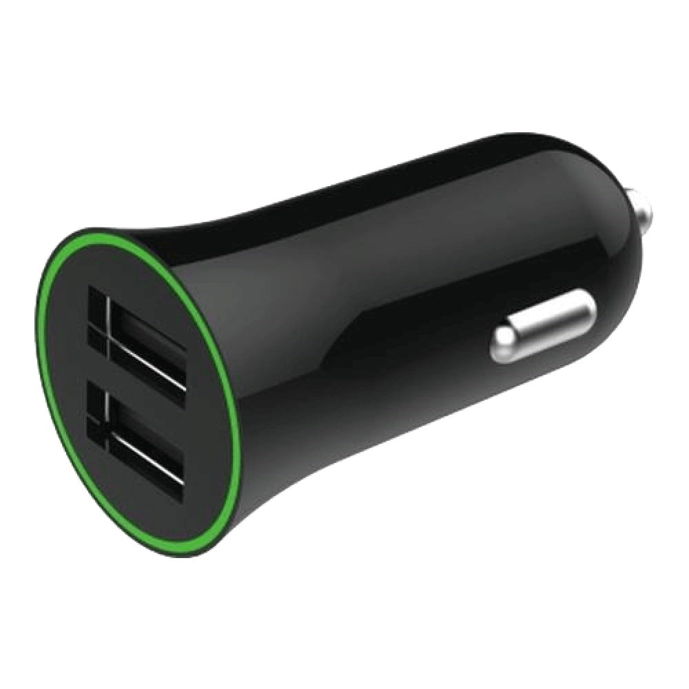 Essentials 12W Billader med 2 x USB-A - Svart