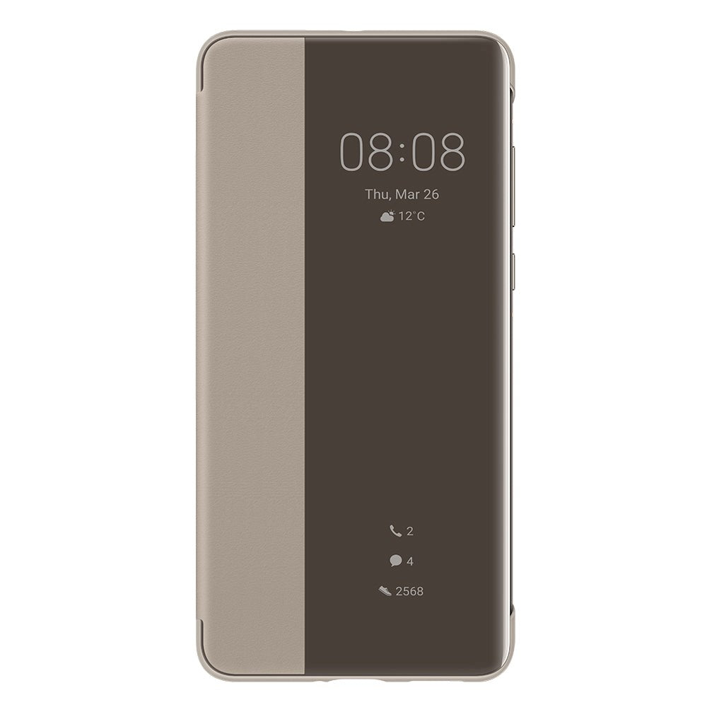 Original Huawei P40 Smart View Flip Deksel Khaki