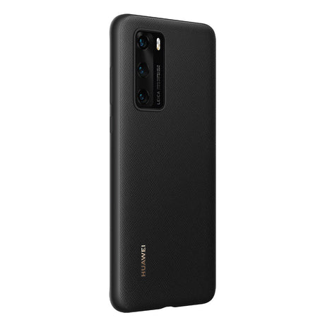 Original Huawei P40 PU Deksel - Svart