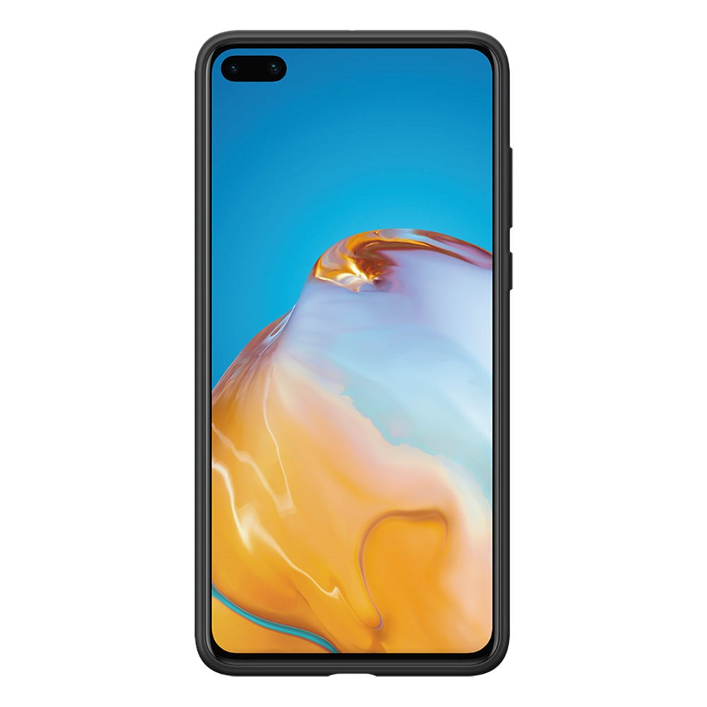 Original Huawei P40 PU Deksel - Svart