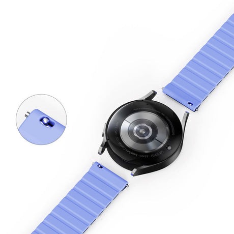 Smartwatch Stropp 20mm Dux Ducis LD-Series Magnetisk Silikon Klokkerem - Blå