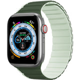 Dux Ducis Apple Watch (38/40/SE/41/42mm) LD-Series Magnetisk Silikon Klokkerem - Grønn