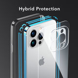 iPhone 14 Pro ESR Ice Shield Hybrid Air-Guard Deksel - Gjennomsiktig