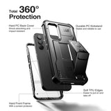 Samsung Galaxy A34 (5G) Tech-Protect Kevlar Pro Hardplast Deksel med Skjermbeskytter & Kickstand - Svart