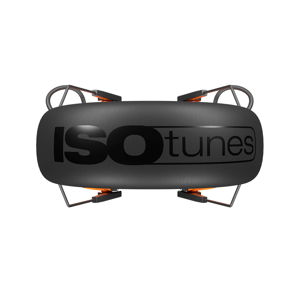 ISOtunes Air Defender EN352 Hørselvern Bluetooth - Svart / Oransje