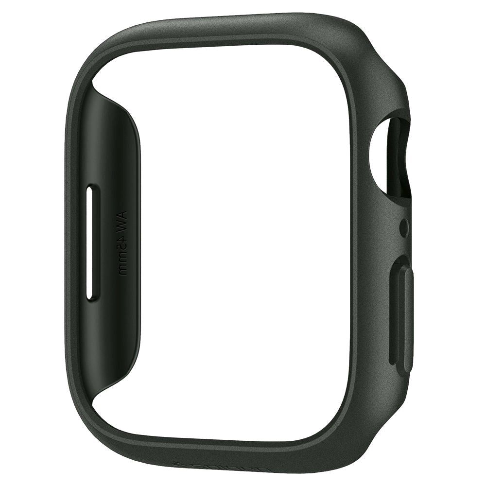 Spigen Thin Fit Apple Watch 9/8/7 (45mm) Deksel - Army Green