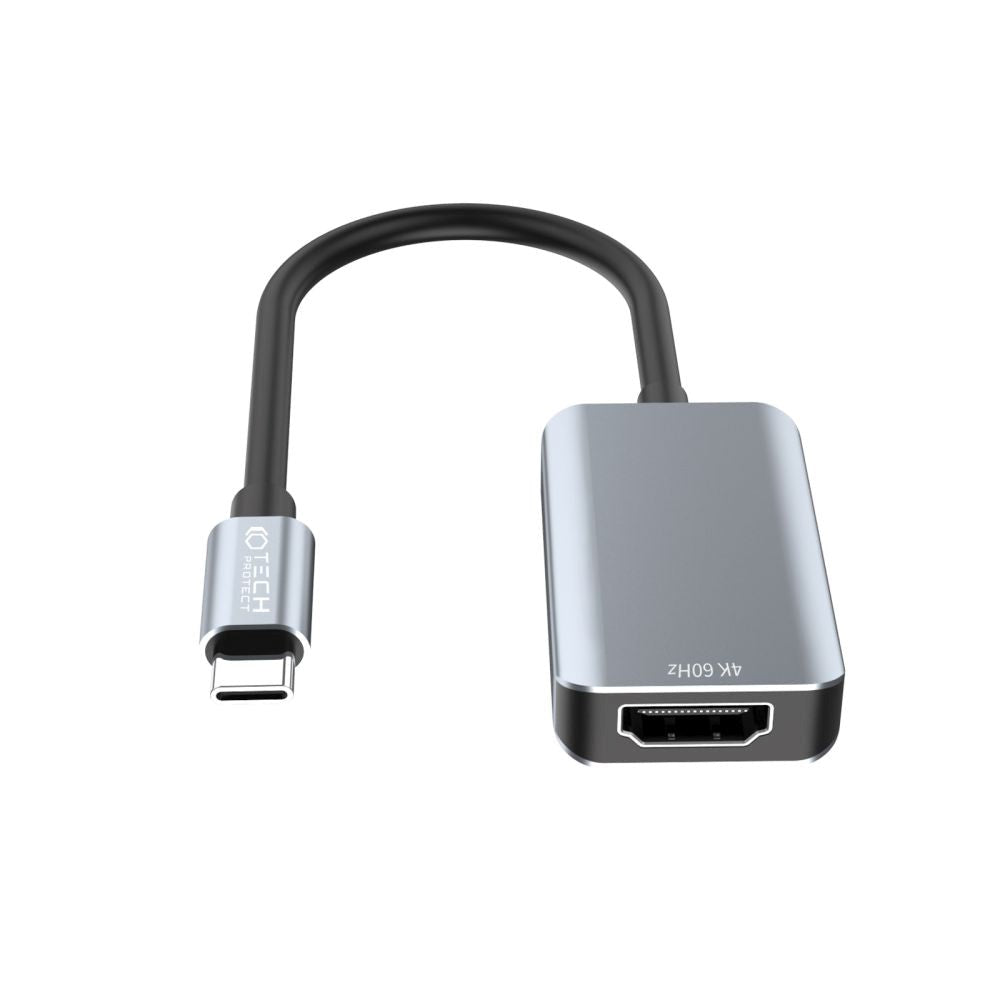 Tech-Protect Ultraboost USB-C til HDMI Adapter - Svart