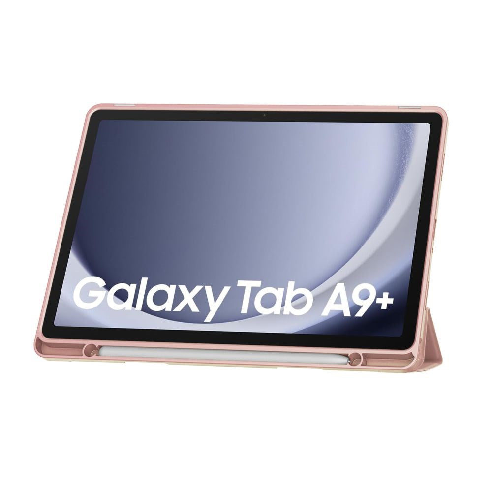 Samsung Galaxy Tab A9+ (Plus) Tech-Protect SC Tri-fold Deksel - Rosa