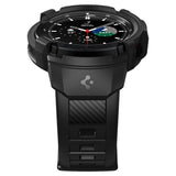 Samsung Galaxy Watch 4 Classic (46mm) SPIGEN Rugged Armor Pro Deksel - TPU Deksel inkl. Stropp - Matte Black