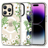 iPhone 15 Pro Max Tech-Protect MagMood Deksel - MagSafe Kompatibel - Spring Daisy