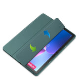 Lenovo Tab M10 Plus (3. Gen) 10.6" (TB-125F/128F) Tech-Protect SC Hybrid Tri-fold Deksel - Grønn