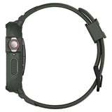 Spigen Rugged Armor Apple Watch SE/6/5/4 (44mm) Gummi Deksel & Reim - Grønn