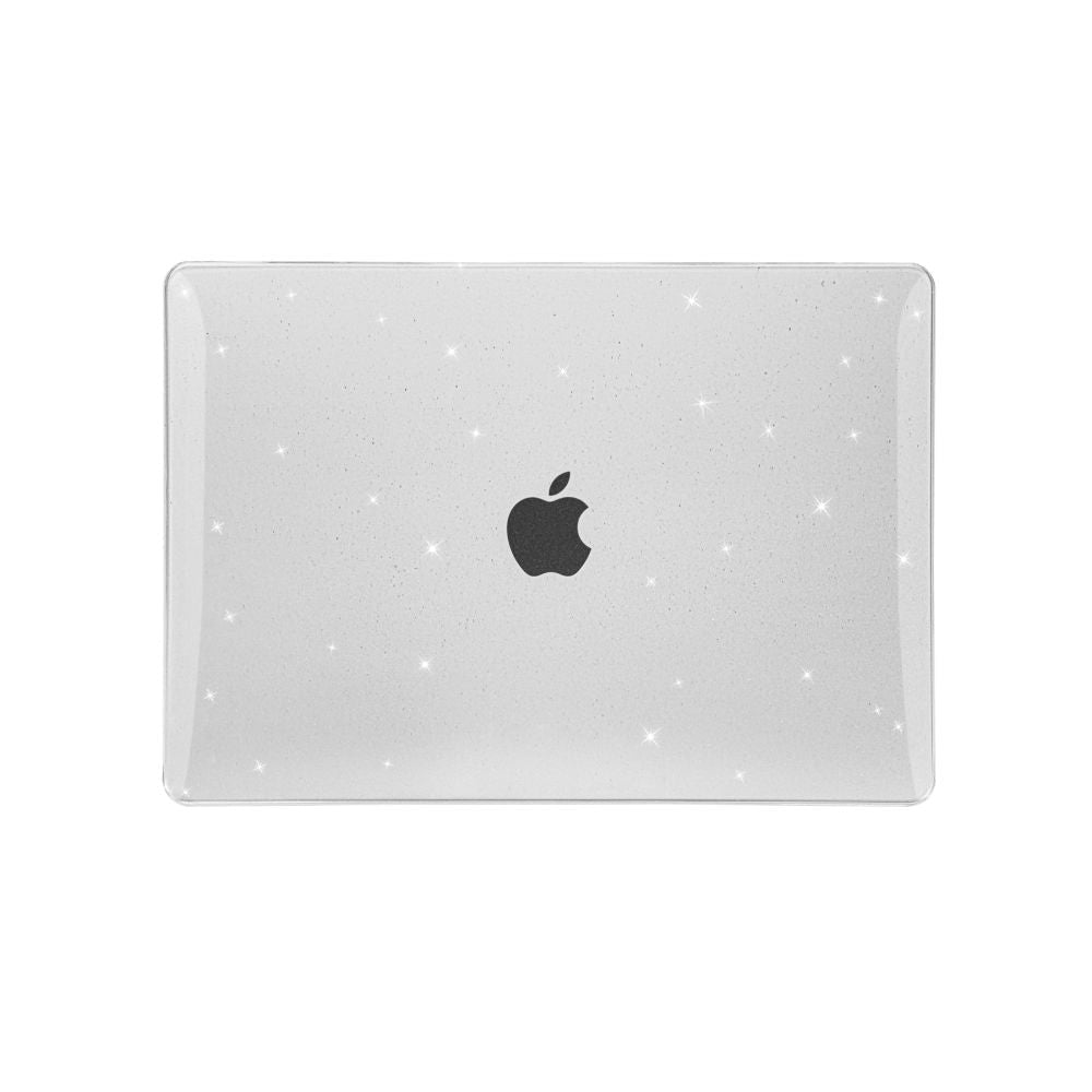 MacBook Air 15 M2/M3 (2023-2024) - Tech-Protect Smartshell Deksel - Glitter Clear