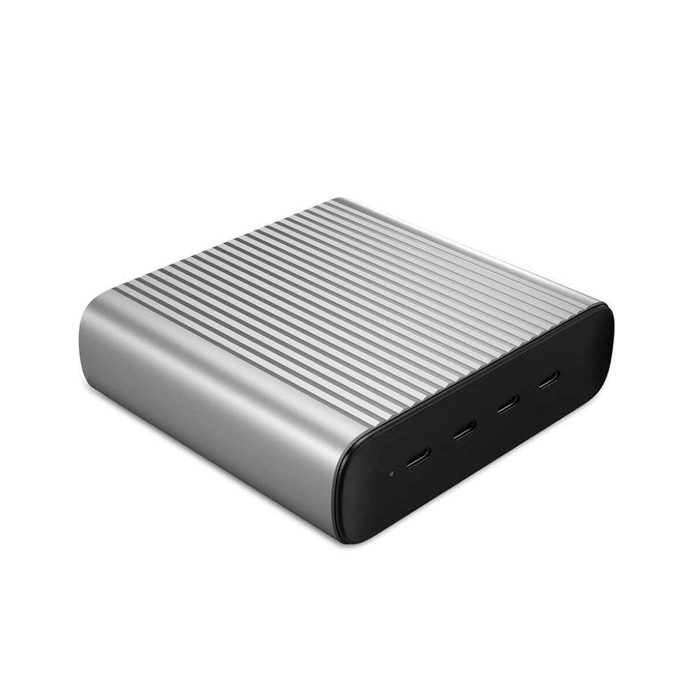 Hyper GaN 245W Ladestasjon med 4 x USB-C 100W - Grå