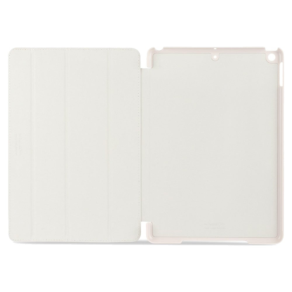 iPad 10.2" (2021 / 2020 / 2019) Holdit Smart Flip Deksel - Light Beige