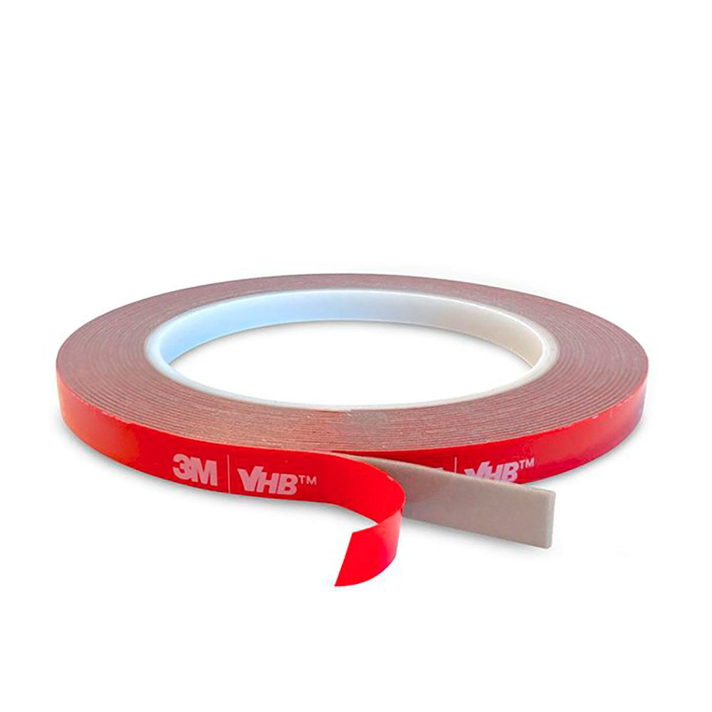 Light Solutions - 3M VHB Dobbeltklebende Tape - 8mm bred - 5m - Gjennomsiktig