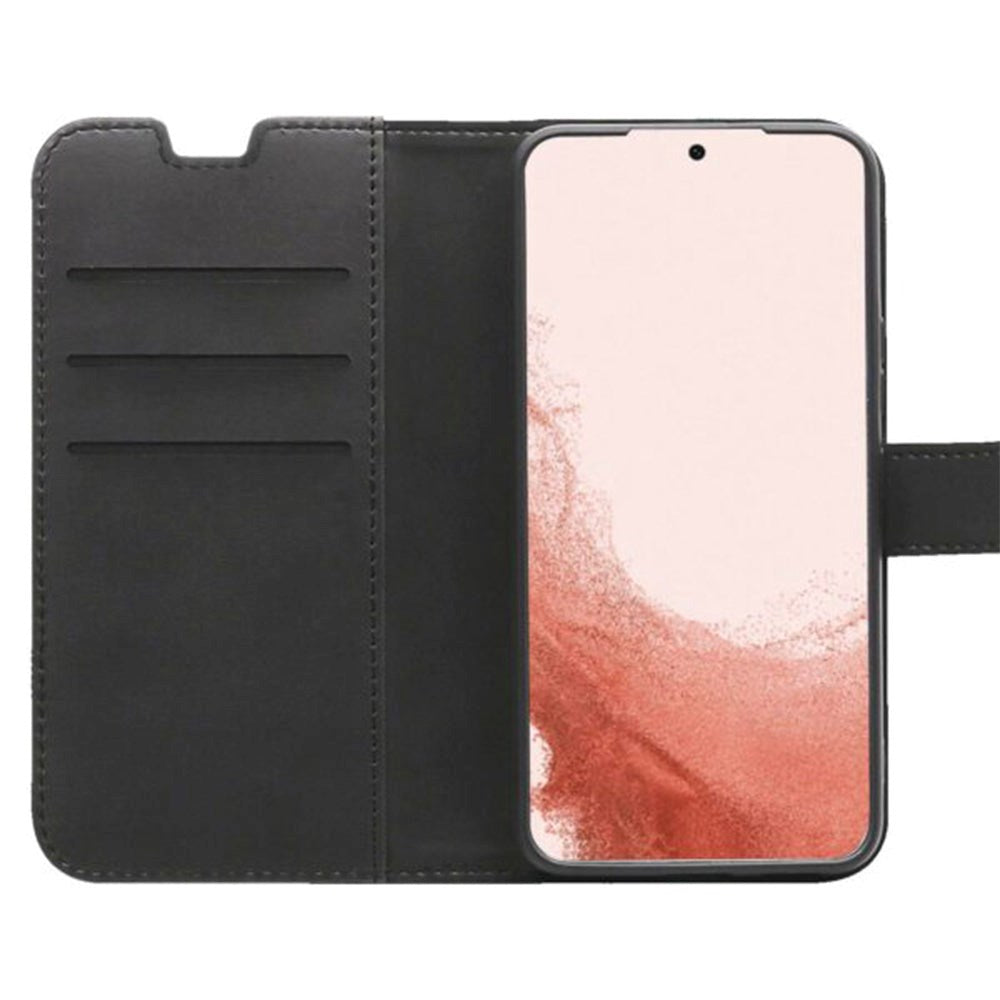 Samsung Galaxy S23+ (Plus) Vivanco Classic Wallet Kunstskinn Flipdeksel med Lommebok - Svart