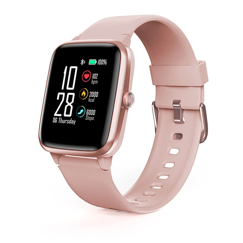 Hama Fit Watch 5910 Fitness Smartwatch m. GPS, Pulsmåler & Skritteller - Rosa / Rose Gold