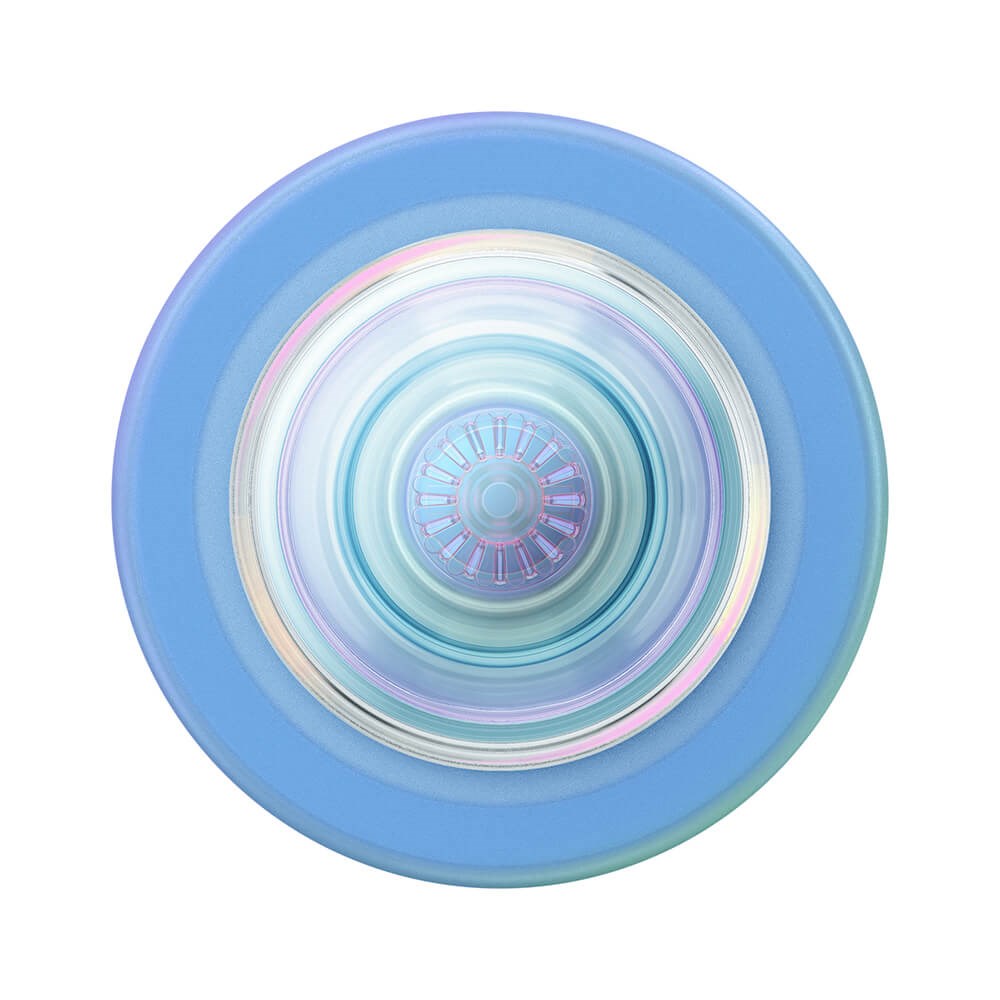 POPSOCKETS PopGrip Opalescent Blue Translucent MagSafe - Stativ og Grep