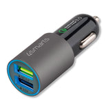 4smarts Rapid 18W QC Billader - 2 x USB-A - Grå