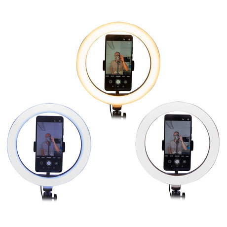 4smarts LoomiPod XL & Mini Selfie Tripod med LED, Holder & Stativ - (DEMO)