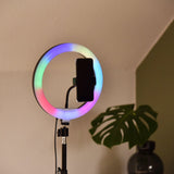 4smarts LoomiPod Selfie Tripod m. RGB Ring Light & Oppbevaringsetui