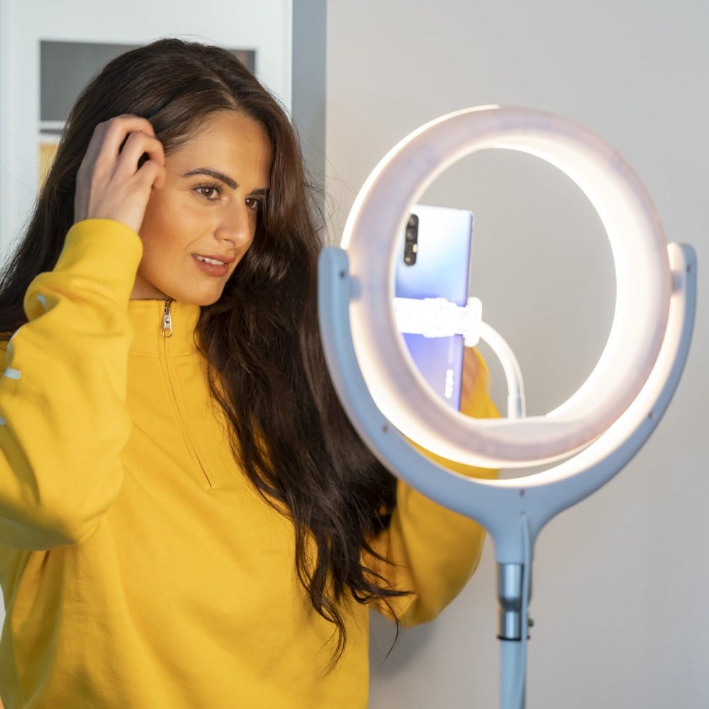 4Smarts LoomiPod Skrivebordslampe Med LED Selfie Ringlys